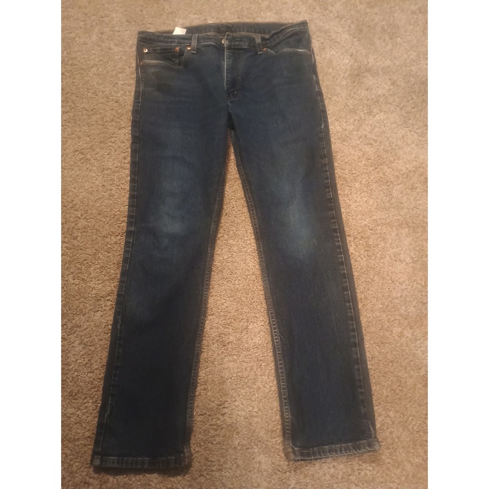 LEVI'S Men's 511™ Dark Blue Slim Fit Jeans Stretch Denim Size 36 X 32